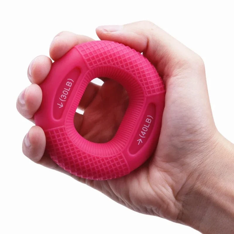 Silikon-verstellbarer Handgriff-Fingertrainer für Übungen, Karpaltunnelsyndrom, Muskeltraining, Fitnessstudio, Fitness, Handgriff-Stärkung