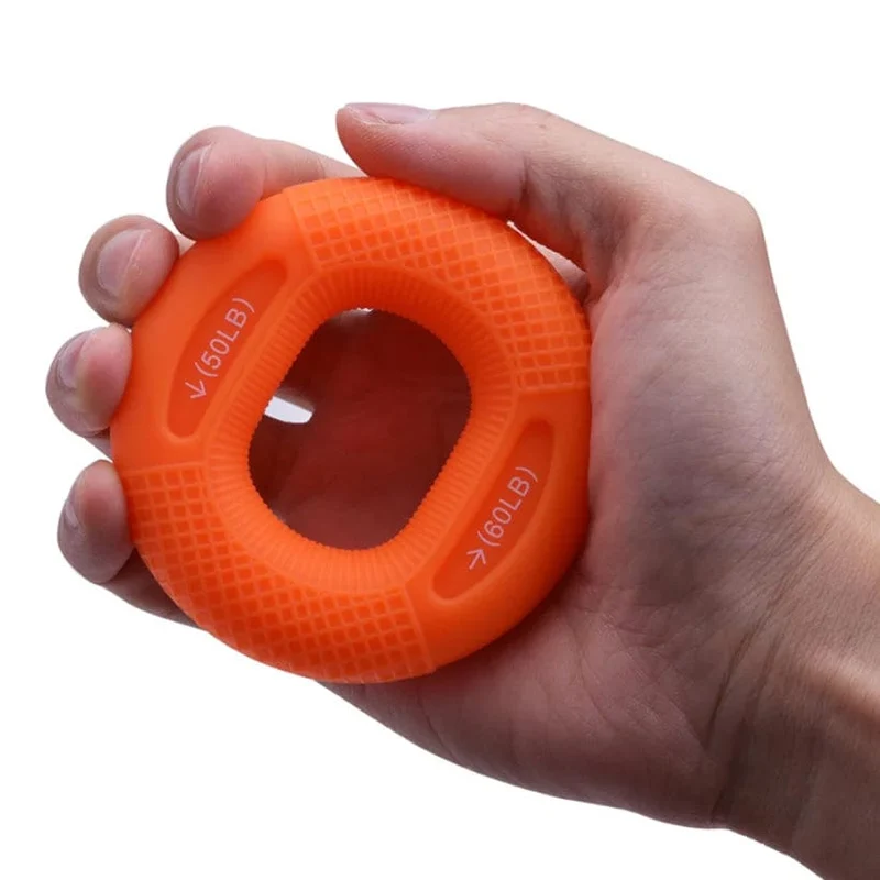 Silikon-verstellbarer Handgriff-Fingertrainer für Übungen, Karpaltunnelsyndrom, Muskeltraining, Fitnessstudio, Fitness, Handgriff-Stärkung