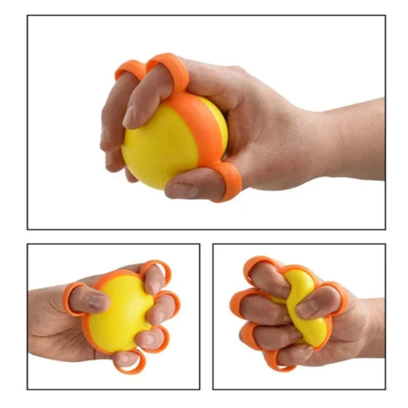 Handtherapie Griffstärker Ballstretcher Finger Pow Fitness Armübung Muskel Relex Erholung Rehabilitationsausrüstung
