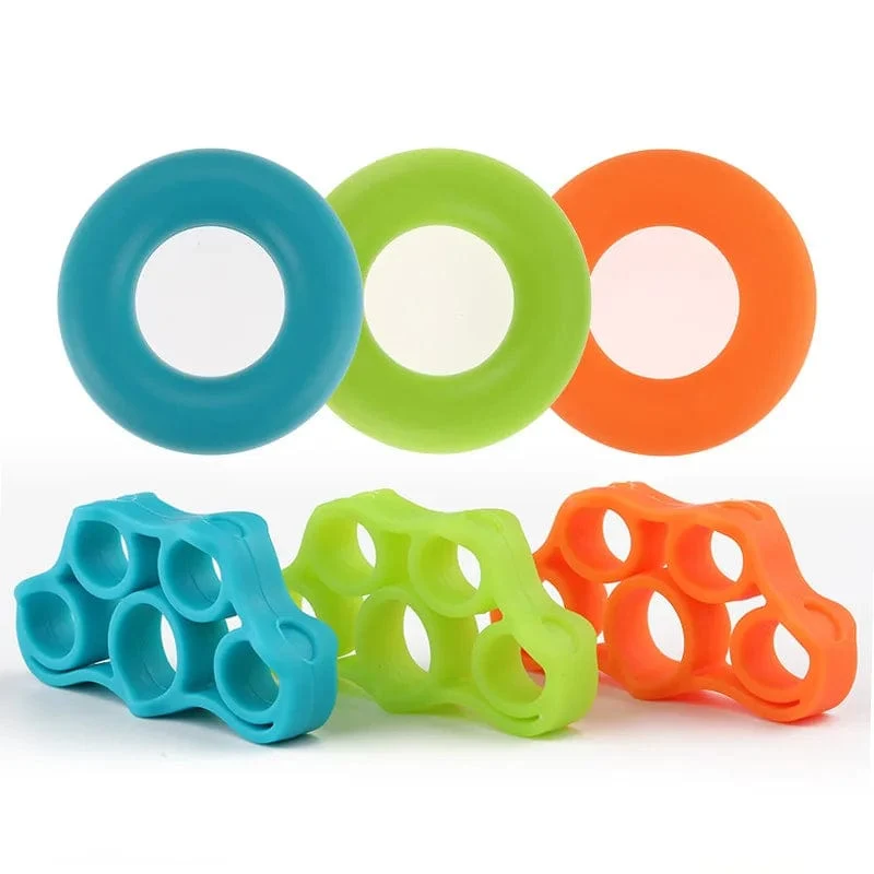 Handgreifer Silikon Finger Expander Übung Handgriff Handgelenk Krafttrainer Fingertrainer Widerstandsbänder Fitness