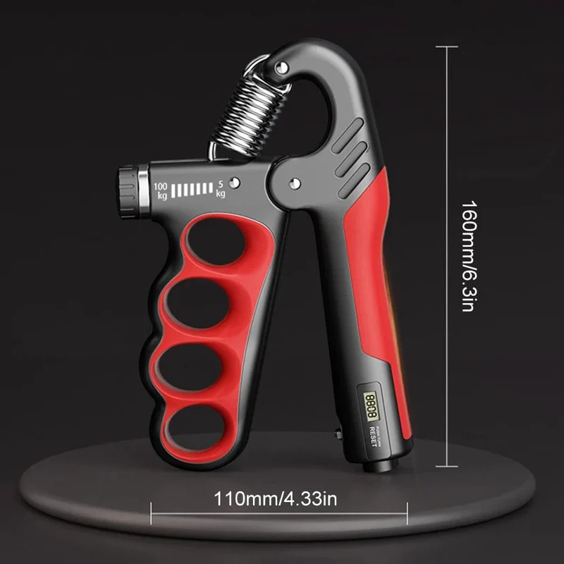 5–100 kg Griffkraft-Trainer, Handgelenk-Expander, verstellbarer Widerstand, Fitness-Studio, Training, Handgreifer für Muskelaufbau