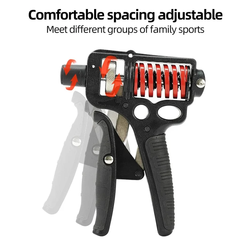 5–120 kg verstellbarer schwerer Handgriff-Stärker, Finger-Expander, Arm, Handgelenk, Unterarm, Trainer, Fitness, Stahlfeder, Greifer-Übung