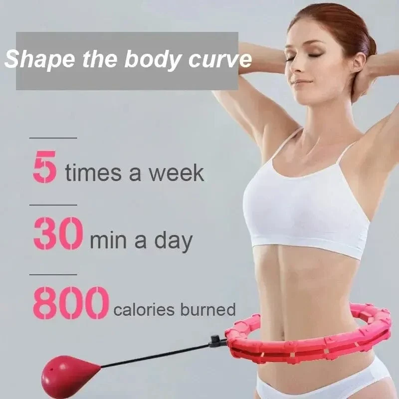 Abschnitte Fitness Smart Sport Hoop Einstellbare Dünne Taille Übung Gym Kreis Ring Ausrüstung Taille Einfache Gewicht Verlust Dropshipping