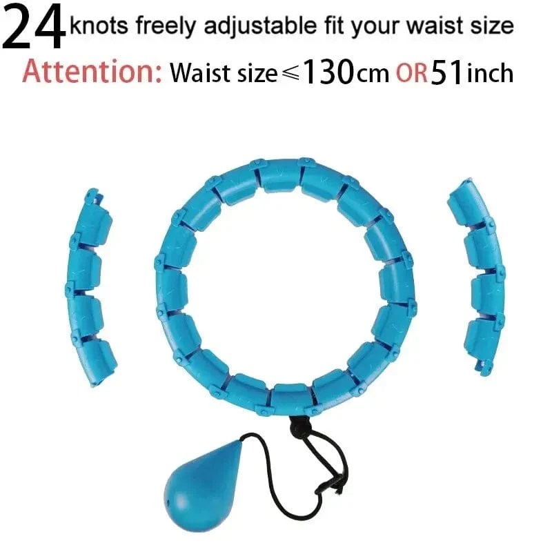 Abschnitte Fitness Smart Sport Hoop Einstellbare Dünne Taille Übung Gym Kreis Ring Ausrüstung Taille Einfache Gewicht Verlust Dropshipping