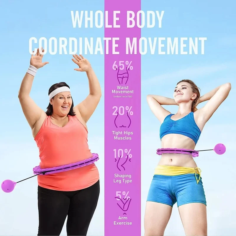 Intelligenter Sportreifen, gewichtete Übungsreifen für Erwachsene, leicht abnehmbares Design mit verstellbarem Gewicht, Fitness-/Fitnessgeräte für zu Hause