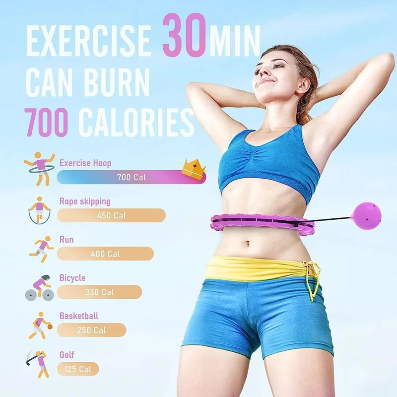 Intelligenter Sportreifen, gewichtete Übungsreifen für Erwachsene, leicht abnehmbares Design mit verstellbarem Gewicht, Fitness-/Fitnessgeräte für zu Hause