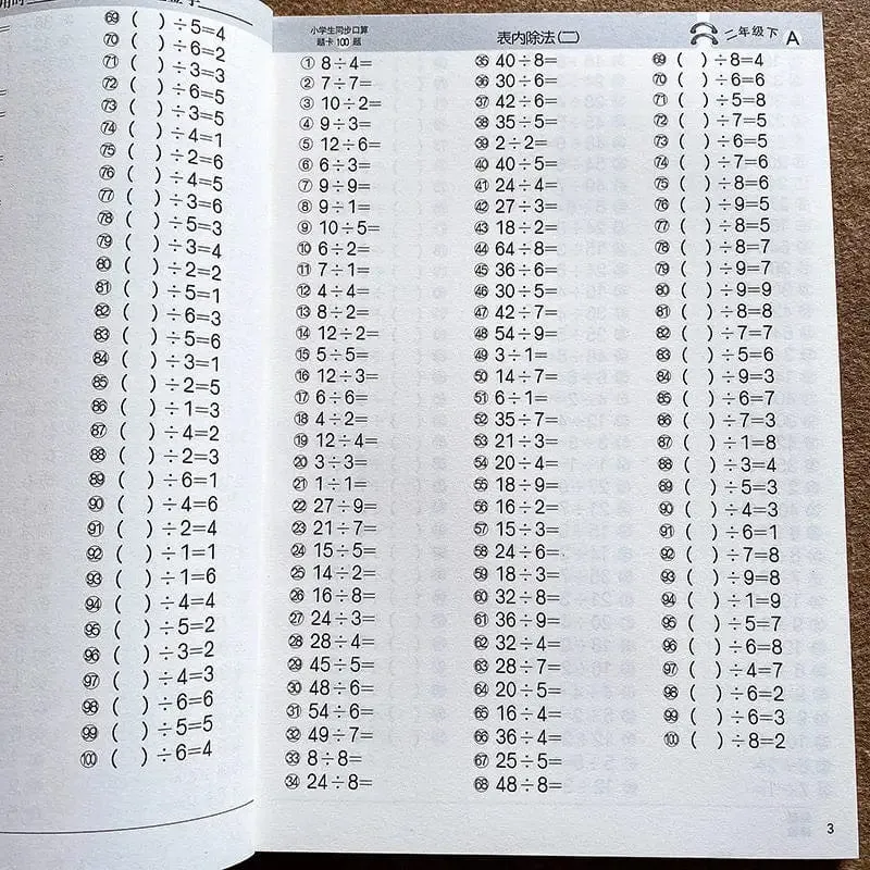 Großes Mathematik-Übungsheft im Format 96 Seiten/Satz für Kinder zur Addition und Subtraktion, Früherziehung