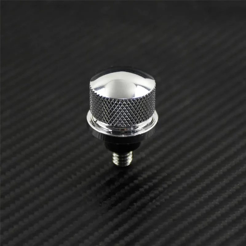 Motorrad Schwarz/Chrom Sitz Bolzen Tab Schraube Für Harley Touring Road King Street Glide Softail Dyna Sportster XL Street Bob 96-19