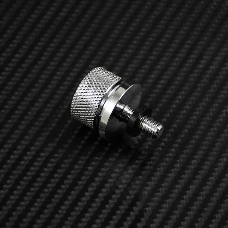 Motorrad Schwarz/Chrom Sitz Bolzen Tab Schraube Für Harley Touring Road King Street Glide Softail Dyna Sportster XL Street Bob 96-19