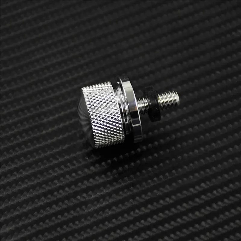 Motorrad Schwarz/Chrom Sitz Bolzen Tab Schraube Für Harley Touring Road King Street Glide Softail Dyna Sportster XL Street Bob 96-19