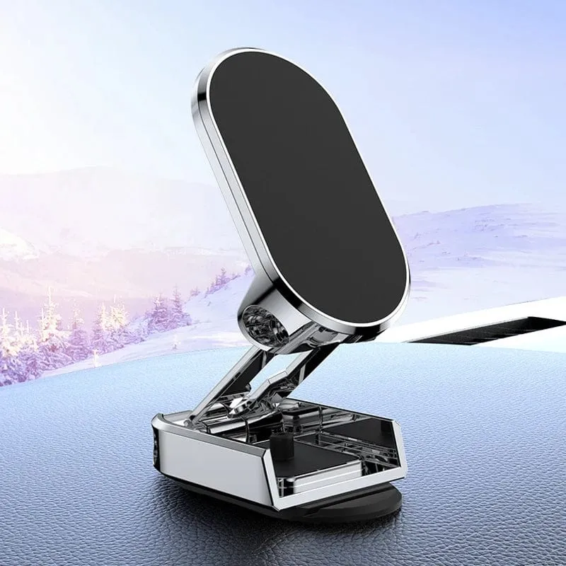 360 drehbarer magnetischer Autotelefonhalter Magnet-Smartphone-Unterstützung GPS Faltbare Telefonhalterung im Auto für iPhone Samsung Xiaomi