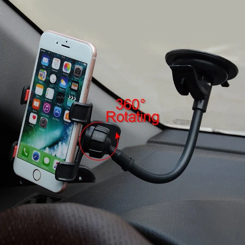 1 STÜCKE 360 ° drehbarer Autotelefonhalter Universal Armaturenbretthalterung Autohalter GPS-Telefonständer Autozubehör Autotelefonhalter