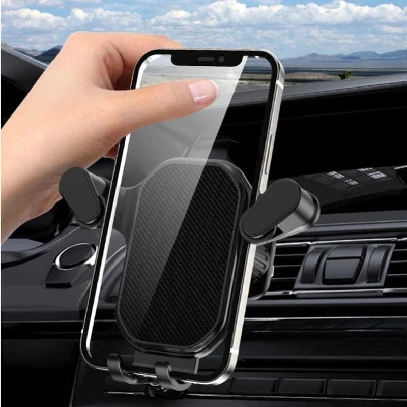 Universal Autotelefonhalter Schwerkraft Mobiler Ständer GPS-Unterstützung Auto Air Vent Halterung für IPhone 14 13 12 11 Pro Max Xr Xiaomi Samsung