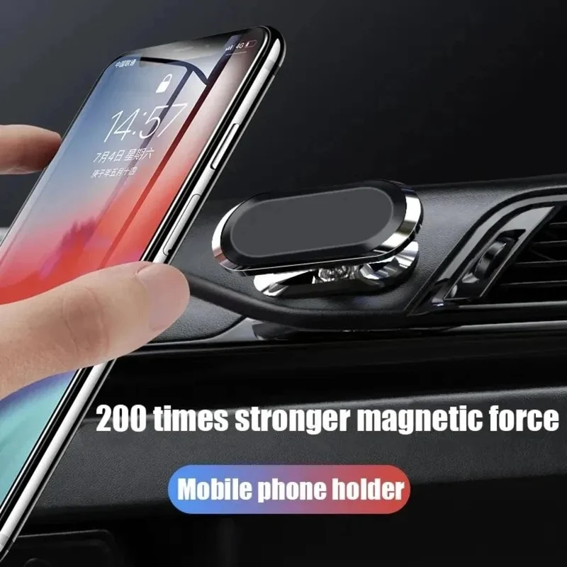 360 ° magnetischer Autotelefonhalter, Ständer, Lüftungsschlitz, Magnet, Autohalterung, GPS-Smartphone, mobile Unterstützung im Armaturenbrett des Autos für iPhone, Samsung