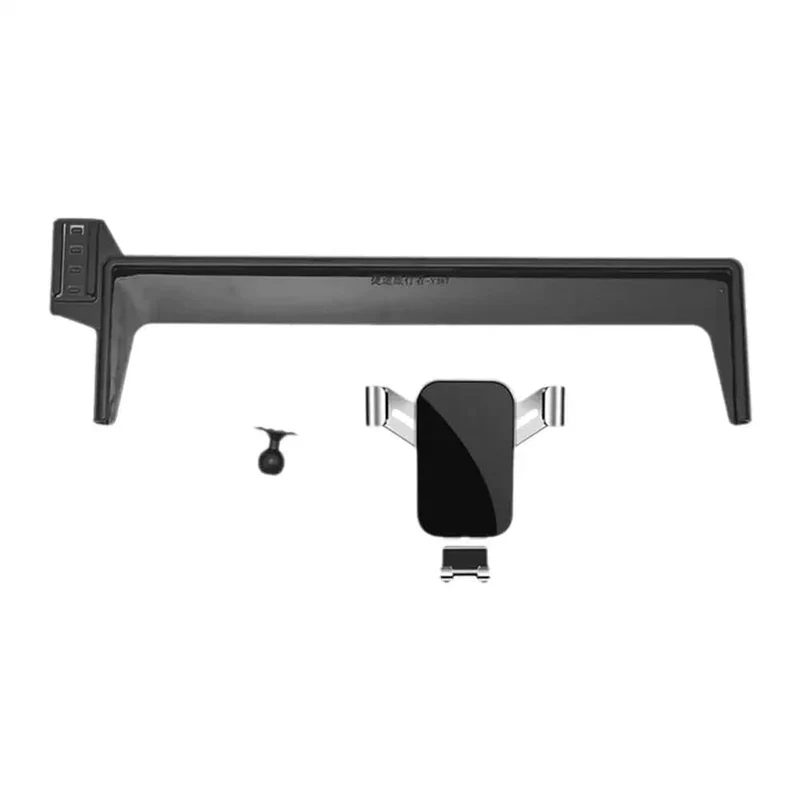 1 handy halter + 1 basis Für Jetour T2 2023 2024 Auto Telefon Halter Halterung GPS Stehen Mobile Zubehör T0B2