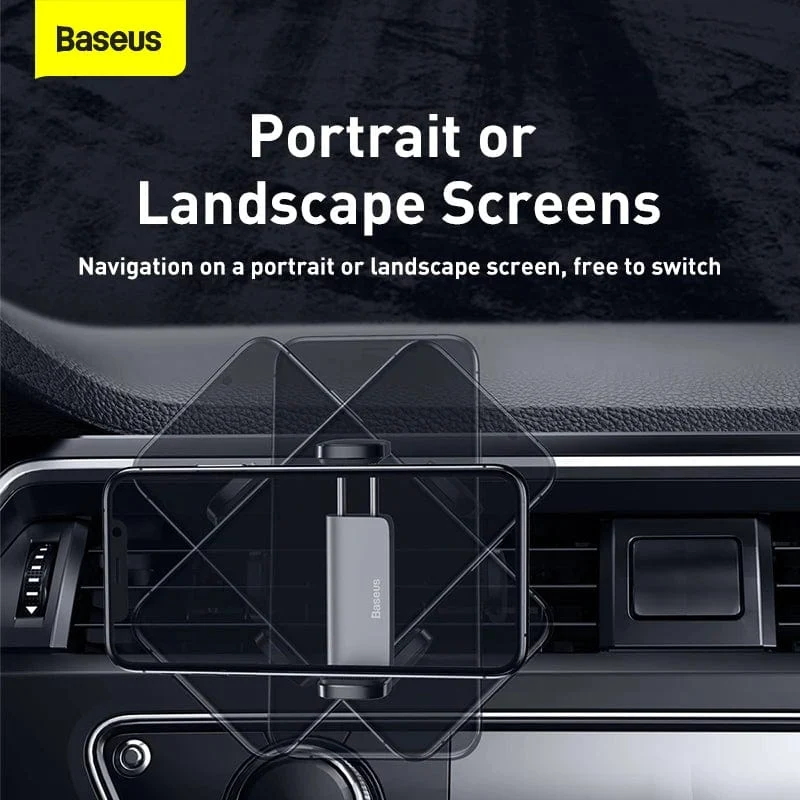 Baseus Autotelefonhalter für iPhone 14 13 Pro Samsung S22 Xiaomi Huawei Auto-Entlüftungshalterung Smartphone GPS-Unterstützungsständer