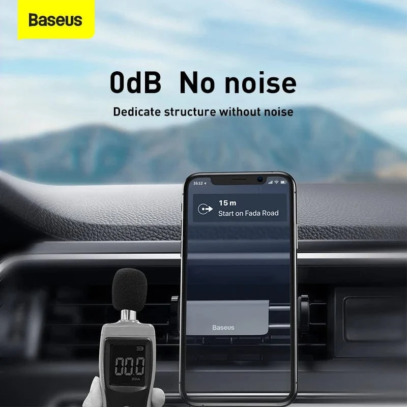 Baseus Autotelefonhalter für iPhone 14 13 Pro Samsung S22 Xiaomi Huawei Auto-Entlüftungshalterung Smartphone GPS-Unterstützungsständer