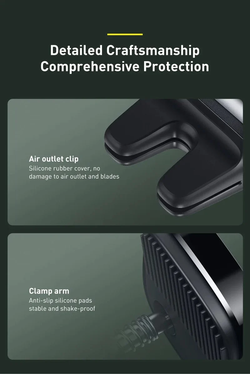 Baseus Autotelefonhalter für iPhone 14 13 Pro Samsung S22 Xiaomi Huawei Auto-Entlüftungshalterung Smartphone GPS-Unterstützungsständer