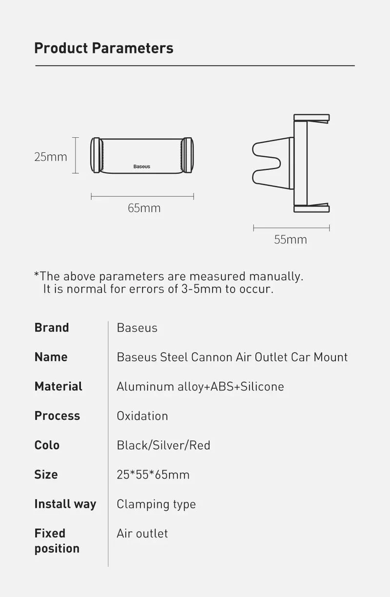 Baseus Autotelefonhalter für iPhone 14 13 Pro Samsung S22 Xiaomi Huawei Auto-Entlüftungshalterung Smartphone GPS-Unterstützungsständer