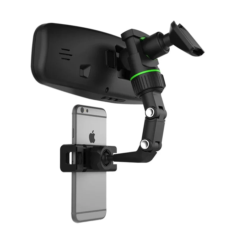 Rückspiegel-Telefonhalterung fürs Auto, 360° drehbare Telefonhalterung, GPS-Halterung, universelle Auto-Telefonhalterung für alle Smartphones