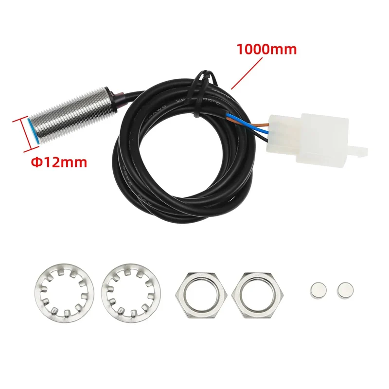 Universal Motorrad Tacho Meter LED Digital Dashboard 12000RPM Gauge Tachometer Panel Motor Kilometerzähler Display Y Halterung