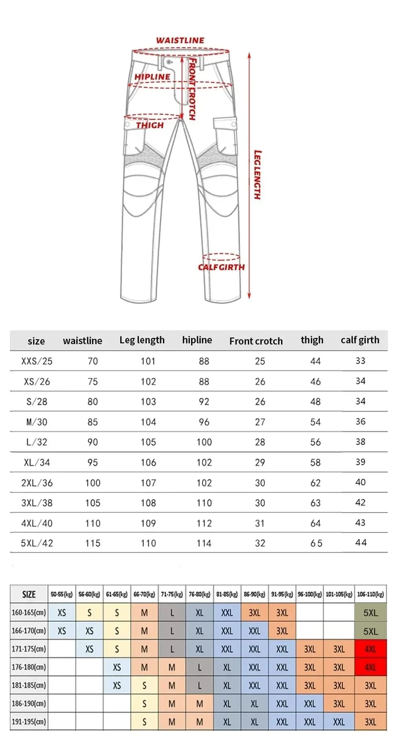 Neue Vier-Jahreszeiten-Reitmotorradhose für Herren Outdoor-Reitjeans Motorradjeans Schutzausrüstung mit Hüft-Knie-Ausrüstung