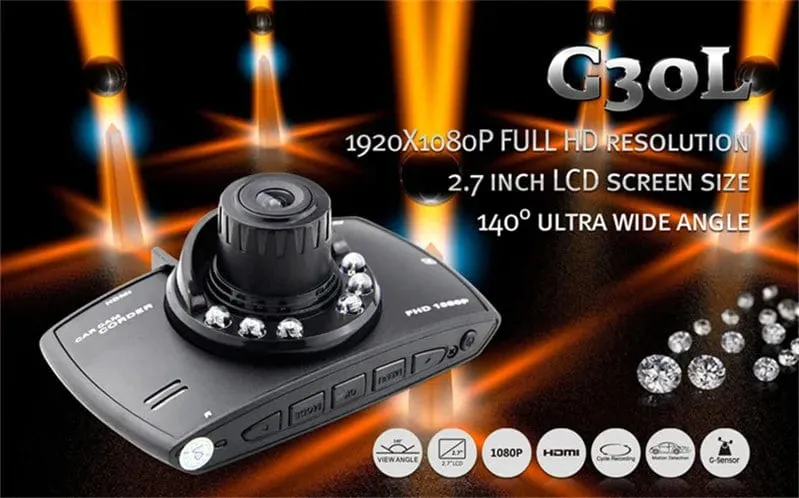 1080P Dashcam für Autos Mini Kamera Auto DVR Video Recorder Frontkamera für Fahrzeug Black Box Nachtsicht Autozubehör