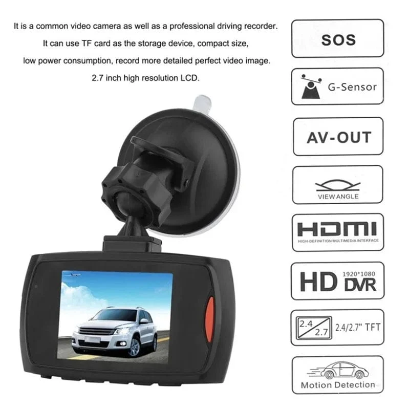 1080P Dashcam für Autos Mini Kamera Auto DVR Video Recorder Frontkamera für Fahrzeug Black Box Nachtsicht Autozubehör