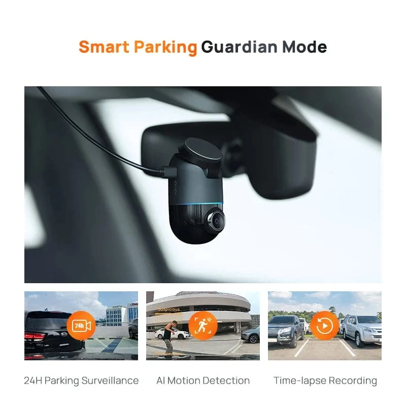 70mai Dash Cam Omni X200 360 ° Volle Ansicht Eingebautes GPS ADAS 70mai Auto DVR X200 Kamera 24H Parkmonitor eMMC Speicher AI Motion