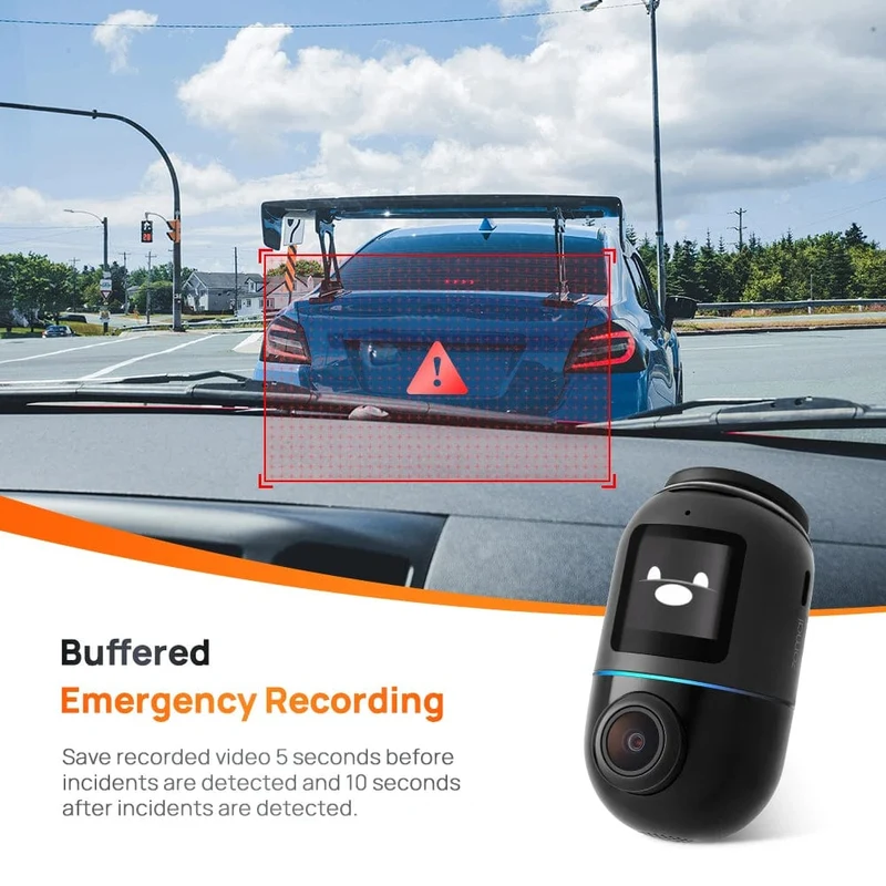 70mai Dash Cam Omni X200 360 ° Volle Ansicht Eingebautes GPS ADAS 70mai Auto DVR X200 Kamera 24H Parkmonitor eMMC Speicher AI Motion