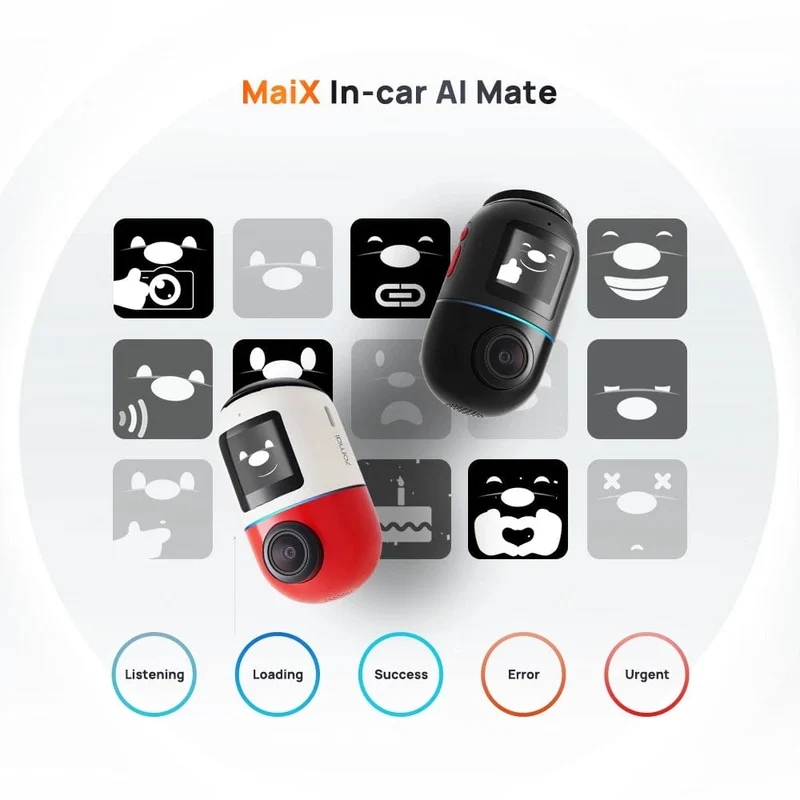 70mai Dash Cam Omni X200 360 ° Volle Ansicht Eingebautes GPS ADAS 70mai Auto DVR X200 Kamera 24H Parkmonitor eMMC Speicher AI Motion