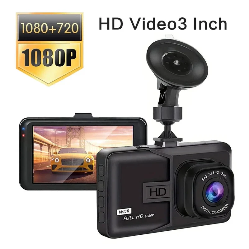 XUSHIDZ NEU 1080P HD Dashkamera Loop-Aufnahme Auto Fahrzeug DVR Videorecorder Dashcam Nachtsicht 24h Parkmonitor G-Sensor