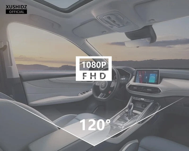 XUSHIDZ NEU 1080P HD Dashkamera Loop-Aufnahme Auto Fahrzeug DVR Videorecorder Dashcam Nachtsicht 24h Parkmonitor G-Sensor