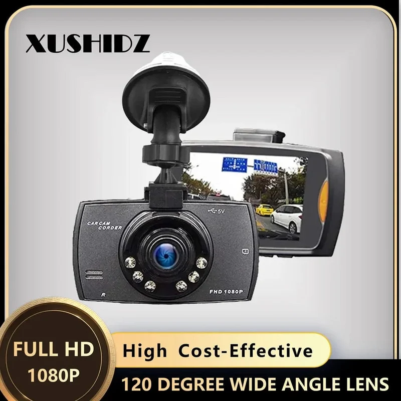 XUSHIDZ 1080P Dashkamera Autokamera Nachtsicht Fahrzeugvideorecorder Dashcam DVR Loop-Aufnahme Q02 Hohe Kosteneffektivität