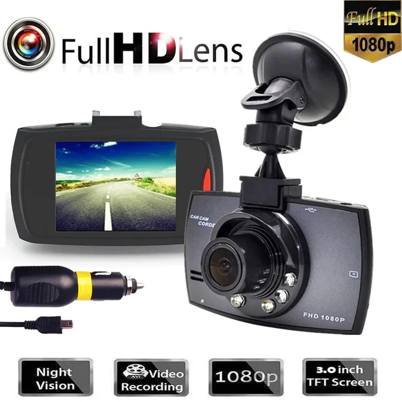 XUSHIDZ 1080P Dashkamera Autokamera Nachtsicht Fahrzeugvideorecorder Dashcam DVR Loop-Aufnahme Q02 Hohe Kosteneffektivität