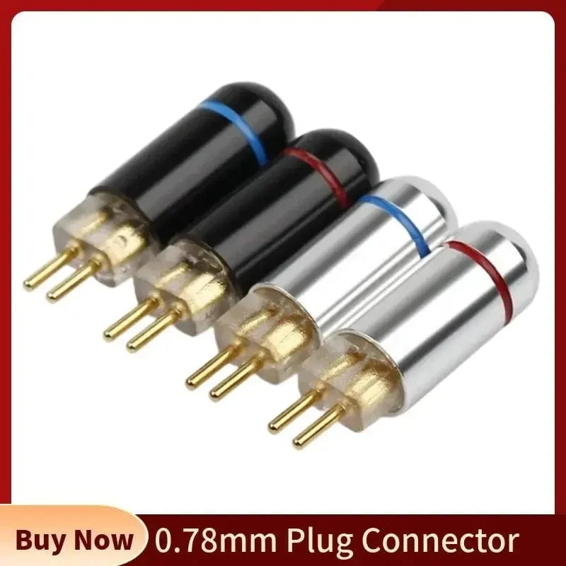 DIY 2 Pin 0.78mm Stecker Audio Stecker Kopfhörer Terminal Für Löten W4R UM3X UE18 JH16 ES3 Kopfhörer Unterhaltungselektronik