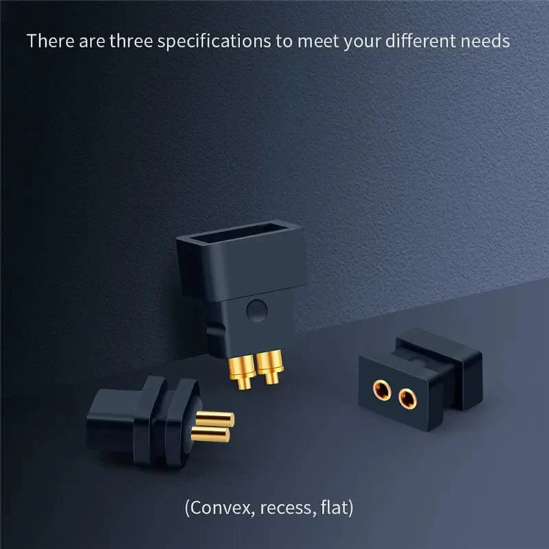 2-poliger 0.7 mm 0.8 mm Stecker, flach, konvex, konkav, Doppelnadel, 0.78 mm Anschlussbuchse, Kopfhörerstecker, Unterhaltungselektronik