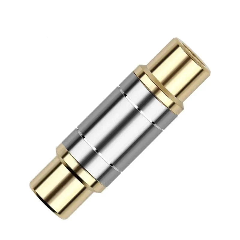 RCA-Stecker Audio-Adapter Buchse auf Buchse Konverter Mikrofon AV-Adapter für Heimverstärker Lautsprecher Unterhaltungselektronik