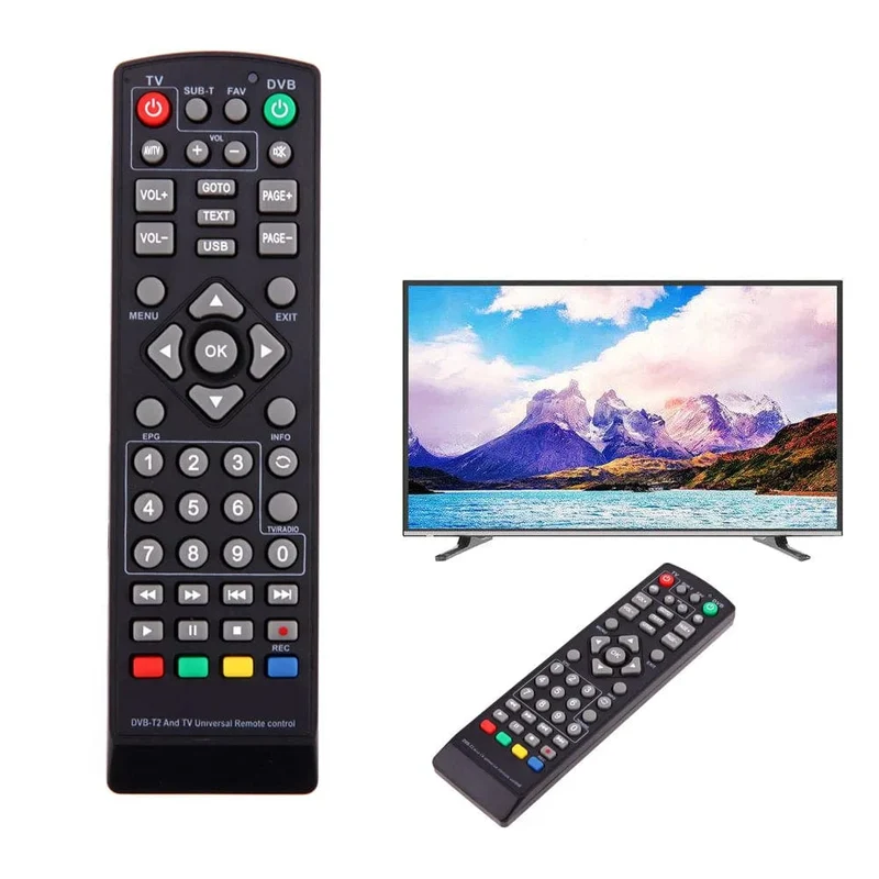 Haushalts-TV-DVD-Fernbedienung Haushalts-Essential-Zubehör für DVB-T2 Universal-Unterhaltungselektronik-Teile