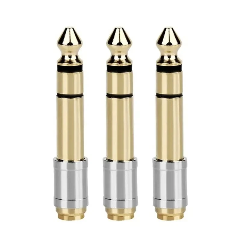 Verbraucherelektronik Jack 3.5 bis 6.35 Audio-Adapter 6.5 mm bis 3.5 mm Konverter Stecker Buchse Kopfhörerstecker 6.3 mm 6.5