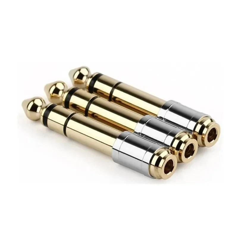 Verbraucherelektronik Jack 3.5 bis 6.35 Audio-Adapter 6.5 mm bis 3.5 mm Konverter Stecker Buchse Kopfhörerstecker 6.3 mm 6.5