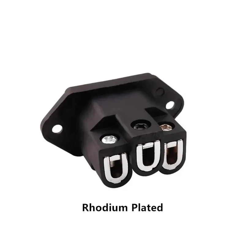 3 Pin AC Power Stecker Stecker IEC Einlass Buchse Verbraucher Elektronik DIY HIFI Verstärker Elektrische Audio Interface Panel Montieren