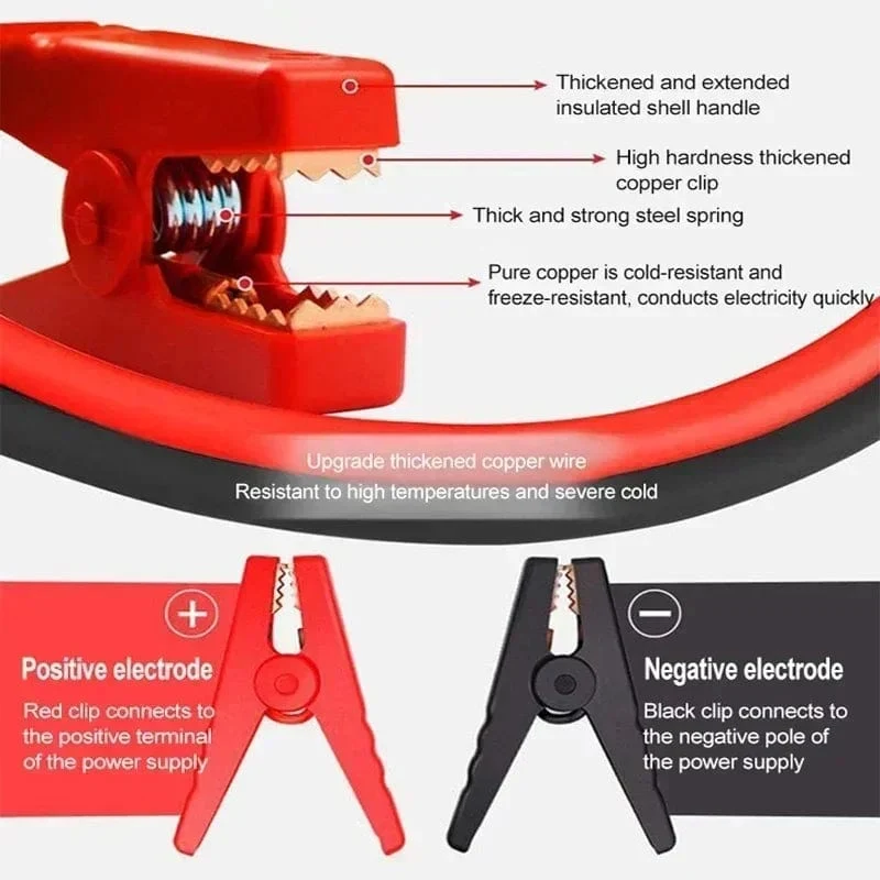 2000A Auto-Starthilfe, 1200A, 12V-Ausgang, tragbares Not-Start-Ladegerät für Autos, Booster-Batterie-Startgerät