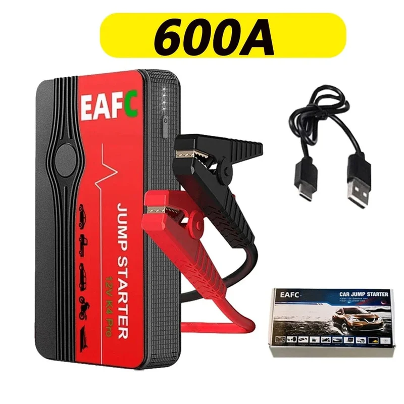 2000A Auto-Starthilfe, 1200A, 12V-Ausgang, tragbares Not-Start-Ladegerät für Autos, Booster-Batterie-Startgerät