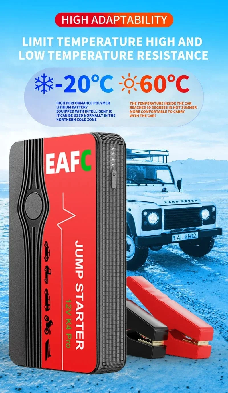 Auto Starthilfe Power Bank 12V Auto Start Gerät 600A Auto Booster Batterie Notfall Starter Batterie Für Auto