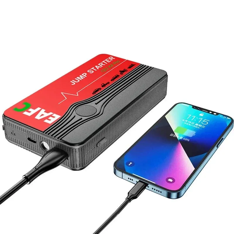 Auto Starthilfe Power Bank 12V Auto Start Gerät 600A Auto Booster Batterie Notfall Starter Batterie Für Auto