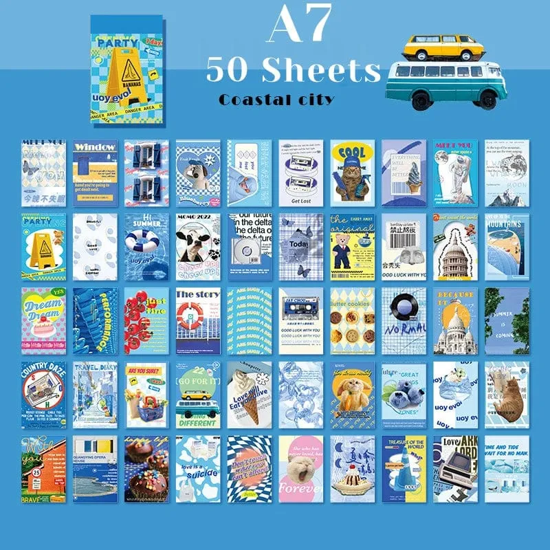 50 blätter Ins Nette Bär Party Aufkleber Planer Journal Collage DIY Karte Dekoration Material Aufkleber Buch Kawaii Schreibwaren