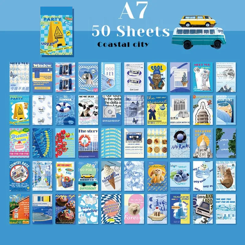 50 blätter Ins Nette Bär Party Aufkleber Planer Journal Collage DIY Karte Dekoration Material Aufkleber Buch Kawaii Schreibwaren