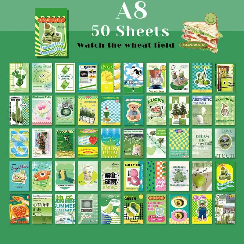 50 blätter Ins Nette Bär Party Aufkleber Planer Journal Collage DIY Karte Dekoration Material Aufkleber Buch Kawaii Schreibwaren