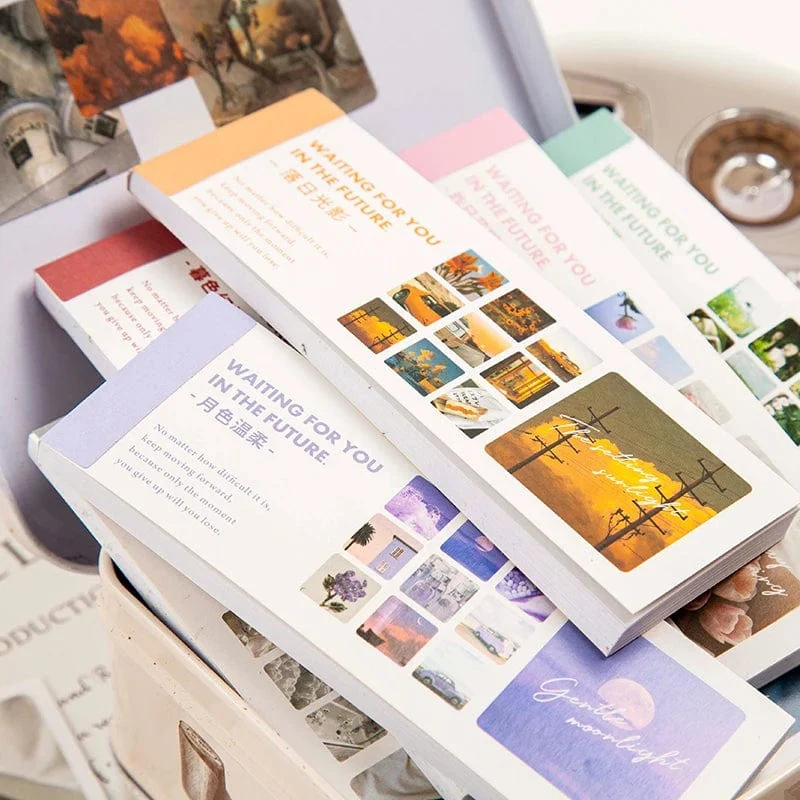 Journamm 30 teile/paket 90 muster/paket Ins Material Aufkleber Buch Scrapbooking Junk Journal Kreative Schreibwaren DIY Deco Aufkleber